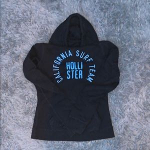 Dark Navy Blue Hollister Pull-Over Hoodie